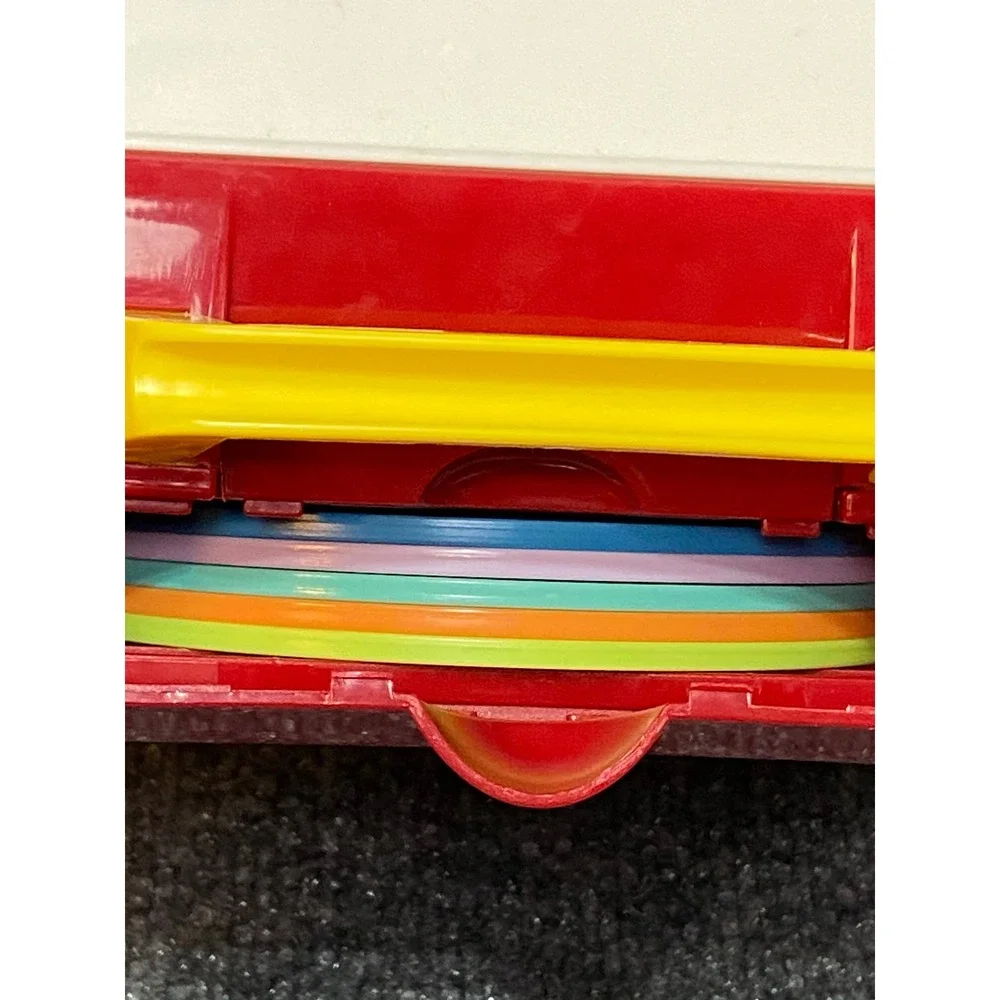 2014 Mattel‎ Fisher-Price Music Box Record Player with 5 Records TESTED Works
